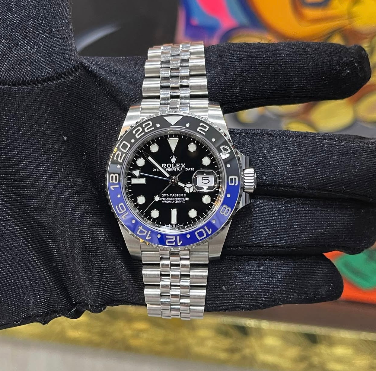 ROLEX GMT MASTER BATMAN